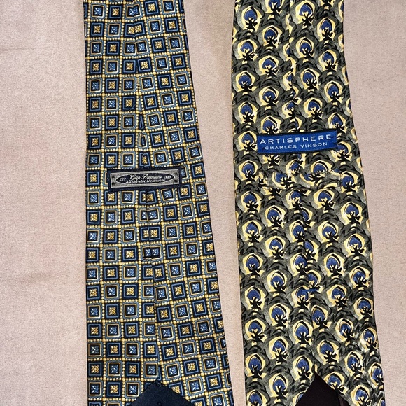 2 Bundled Gap Authentic Premium and Artisphere Charles Vision Mens Ties. - Picture 3 of 6